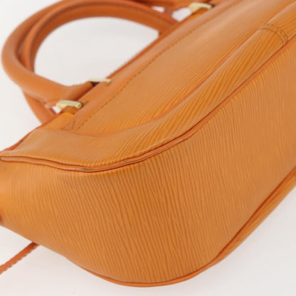 Louis Vuitton Danura Handbag Epi, ORANGE, LEATHER, Handbag