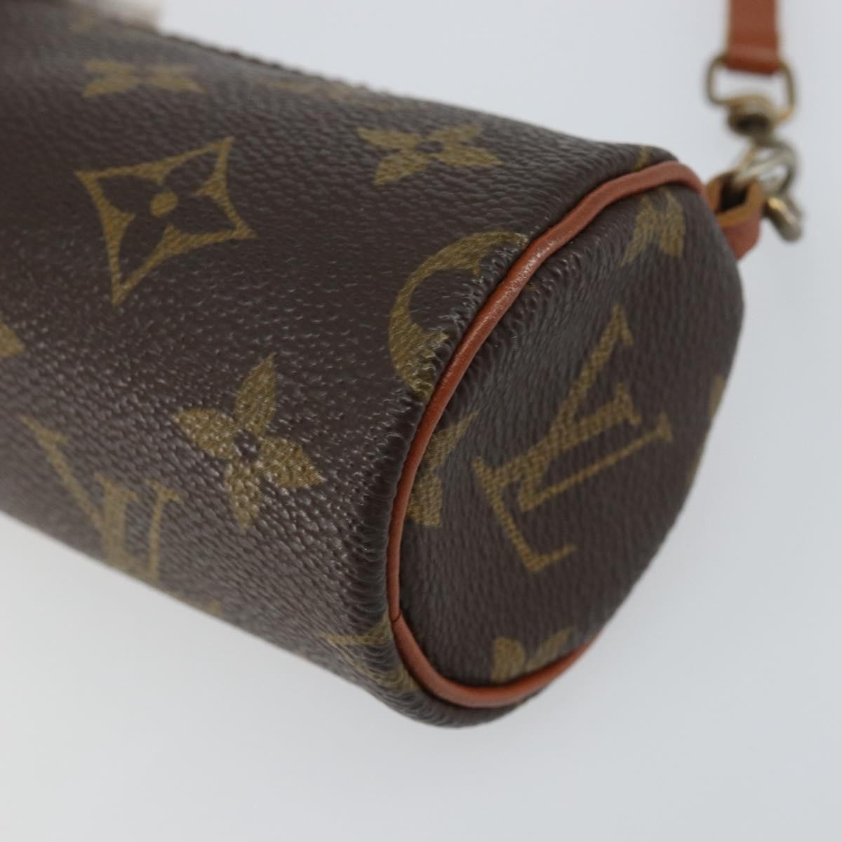 Louis Vuitton Papillon Pochette Monogram Canvas, BROWN, CANVAS, Clutche & pouche