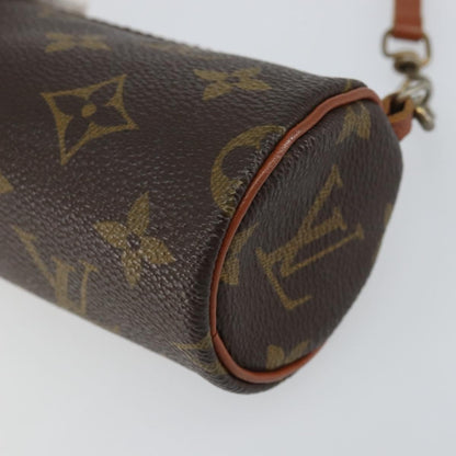 Louis Vuitton Papillon Pochette Monogram Canvas, BROWN, CANVAS, Clutche & pouche
