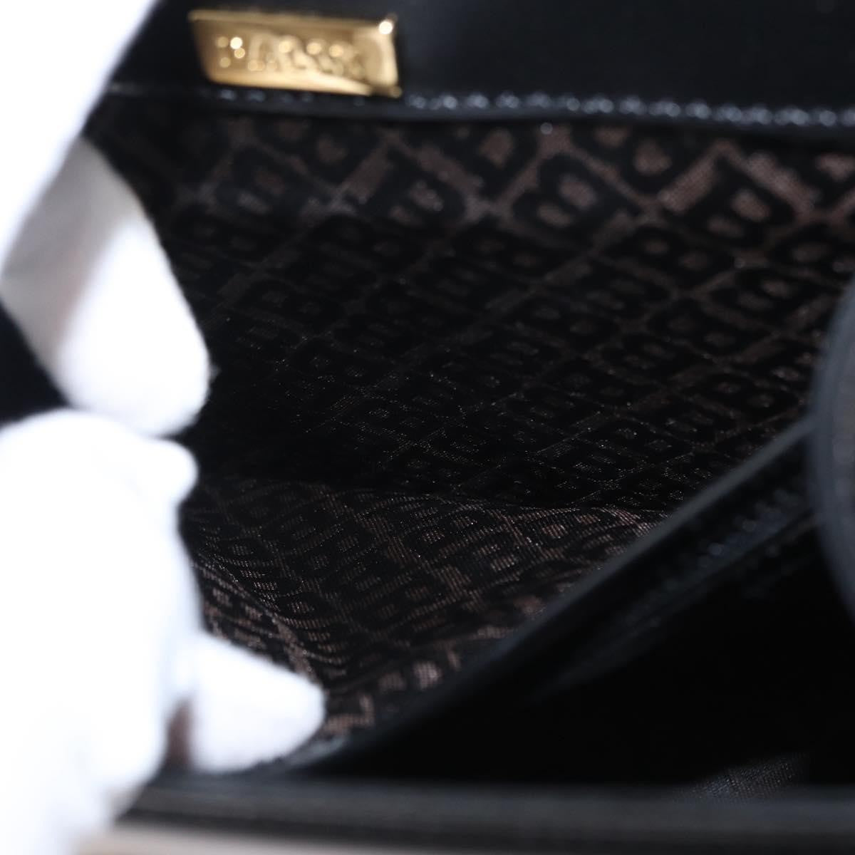 Bally Vintage Shoulder Bag Leather, BLACK, LEATHER, Shoulder bag