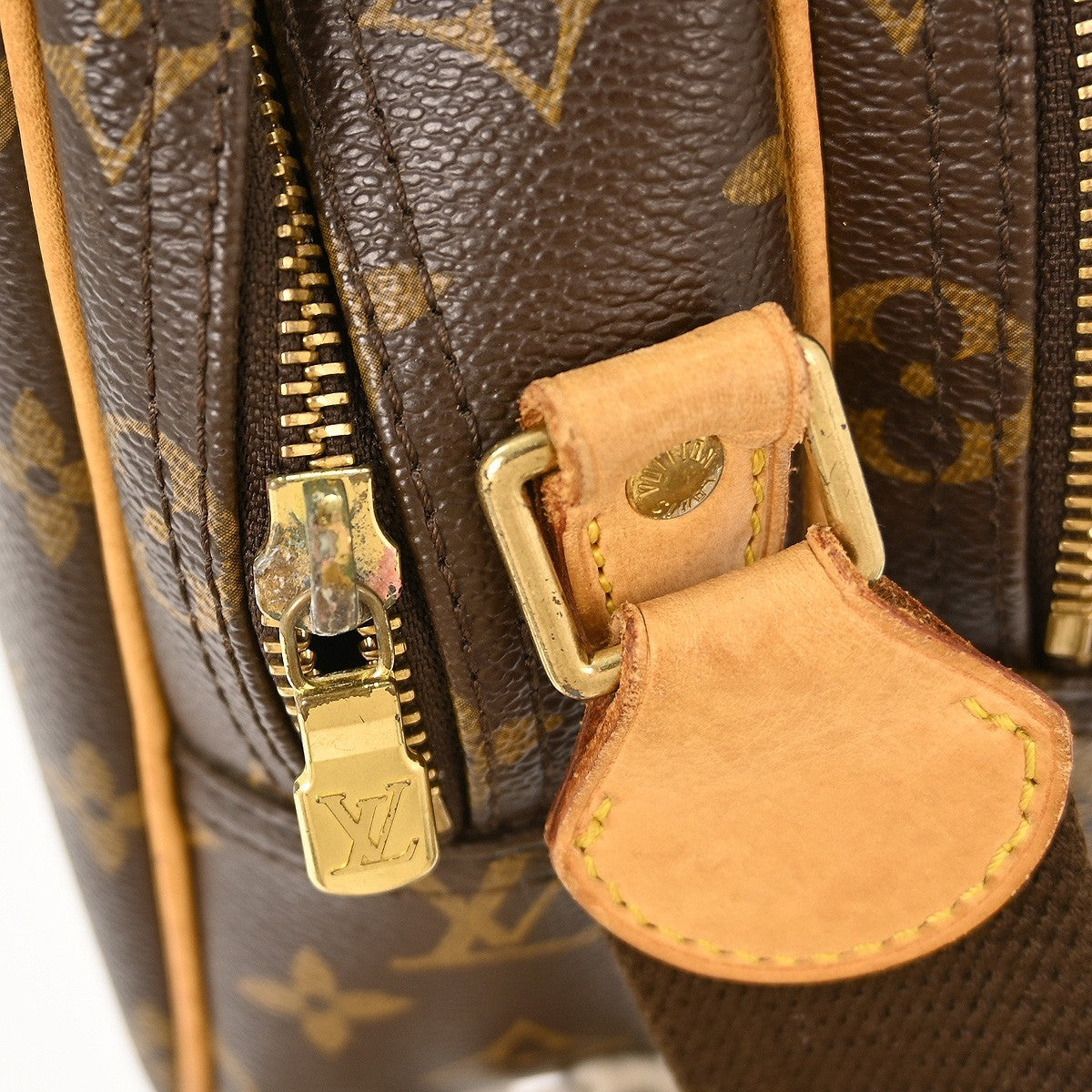 Louis Vuitton Reporter Bag Monogram Canvas, BROWN, CANVAS, Shoulder bag