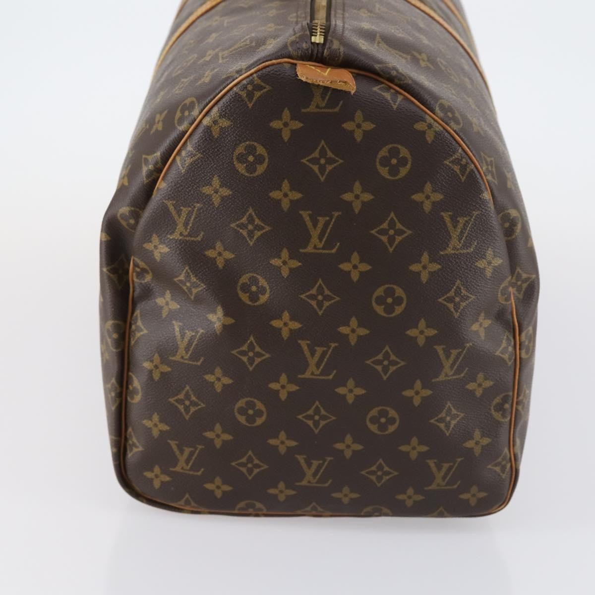 Louis Vuitton Keepall Bag Monogram Canvas, BROWN, CANVAS, Travel bag