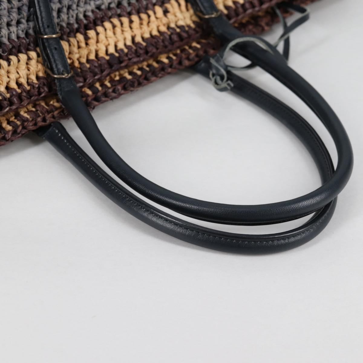 Balenciaga Panier Basket Tote Woven Raffia, MULTICOLOUR, WOOD, Tote bag