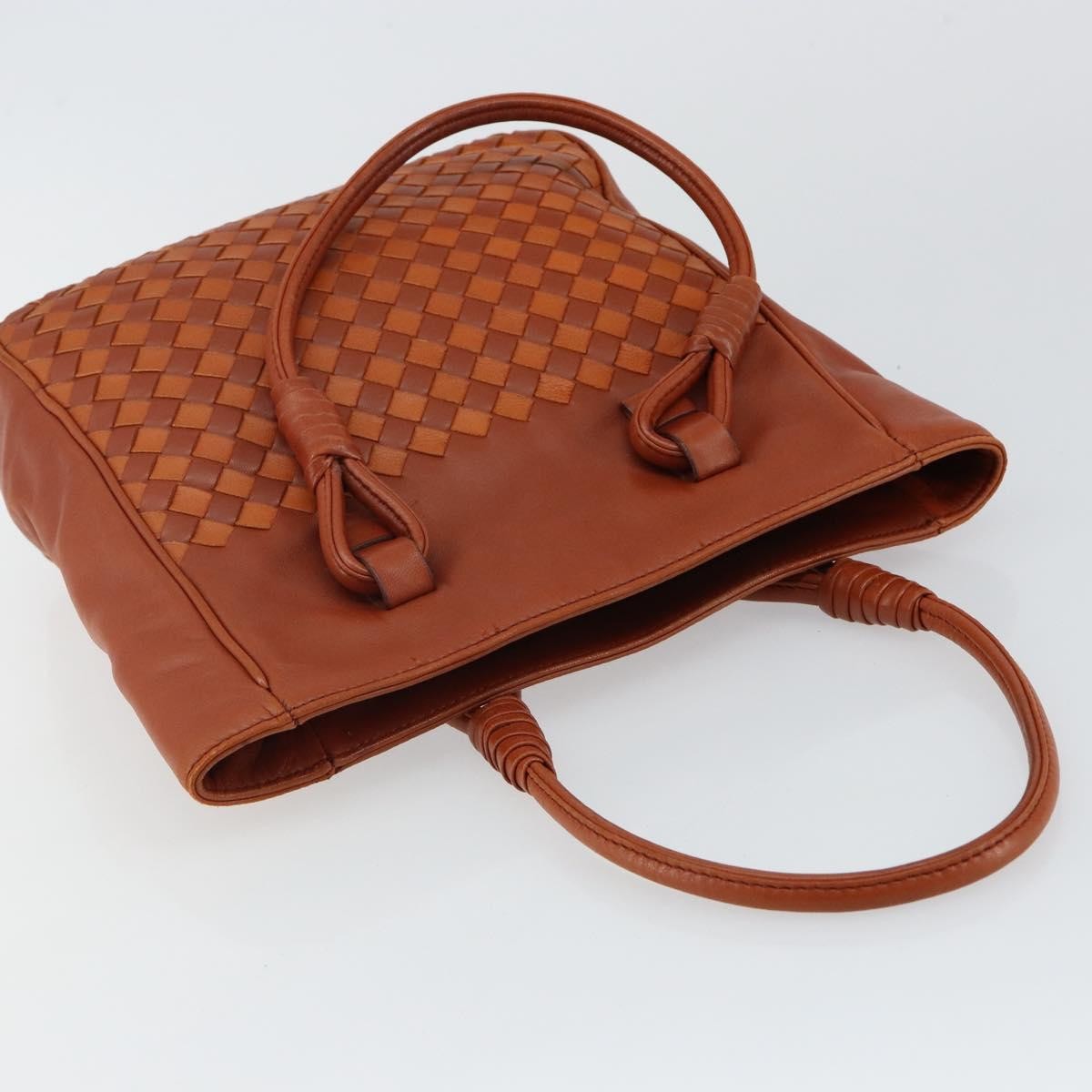 Bottega Veneta Parachute Handle Bag Intrecciato Leather, BROWN, LEATHER, Tote bag