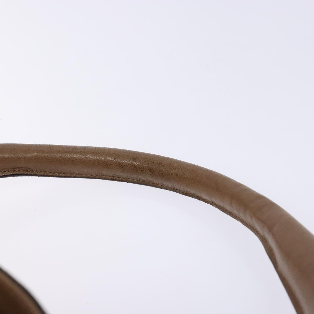 Salvatore Ferragamo Vintage Handbag Leather, BROWN, LEATHER, Handbag