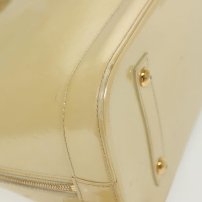 Louis Vuitton Alma Handbag Monogram Vernis, BEIGE, PATENT_LEATHER, Handbag