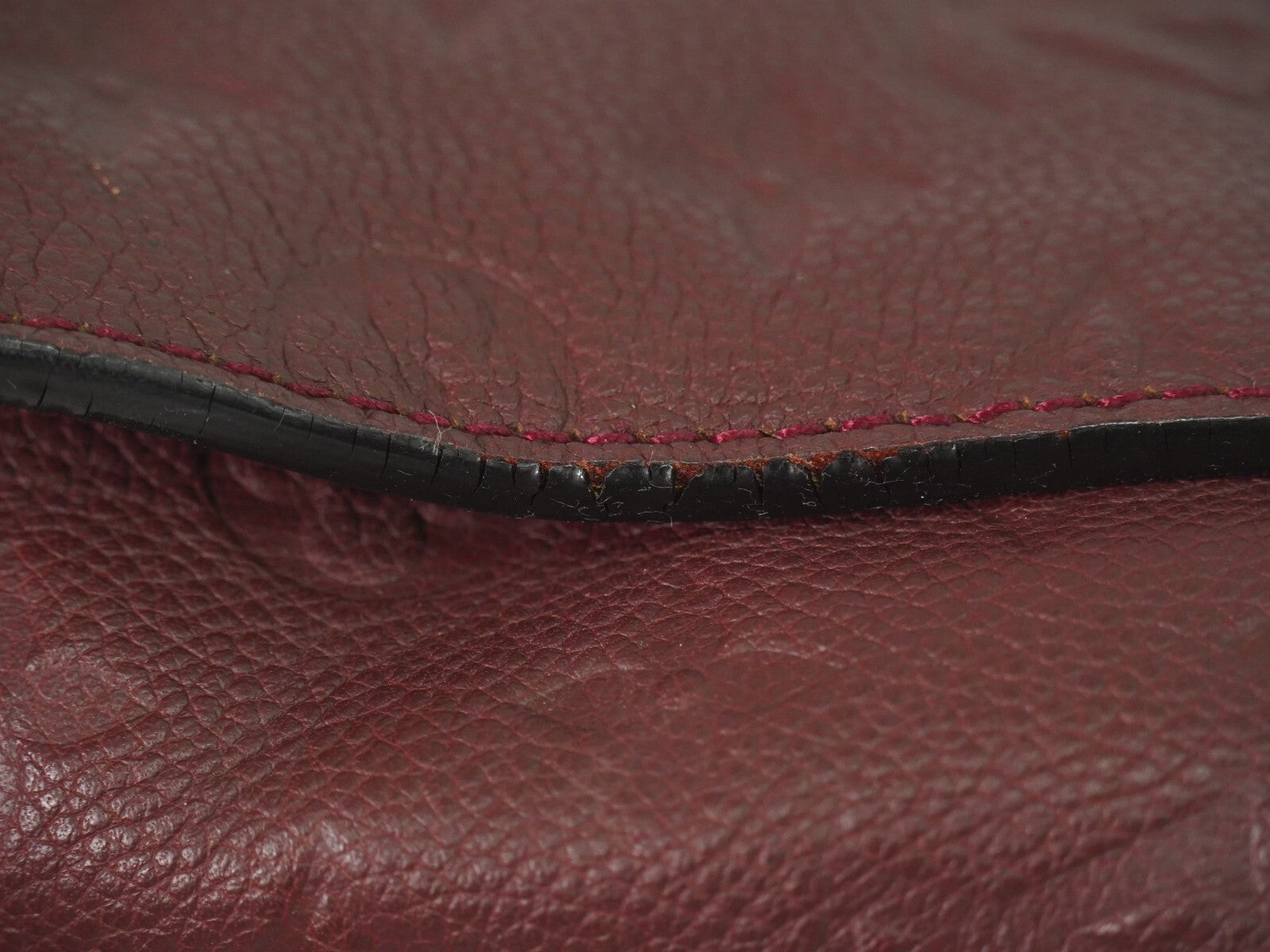 Louis Vuitton Lumineuse Handbag Monogram Empreinte Leather, BURGUNDY, LEATHER, Handbag