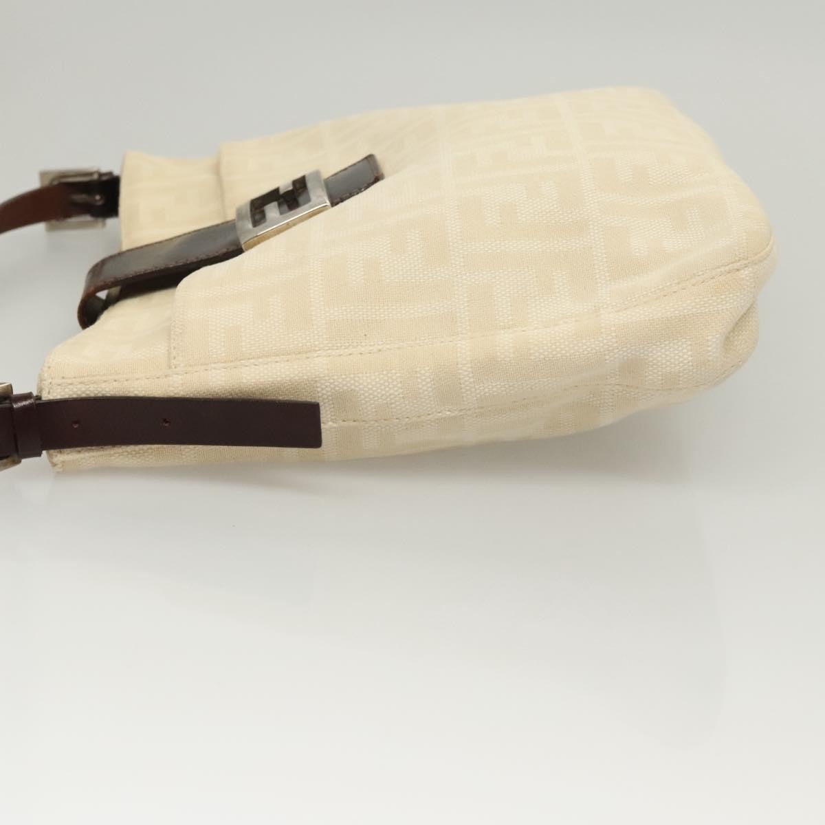 Fendi Mamma Baguette Shoulder Bag Canvas, BEIGE, CANVAS, Shoulder bag