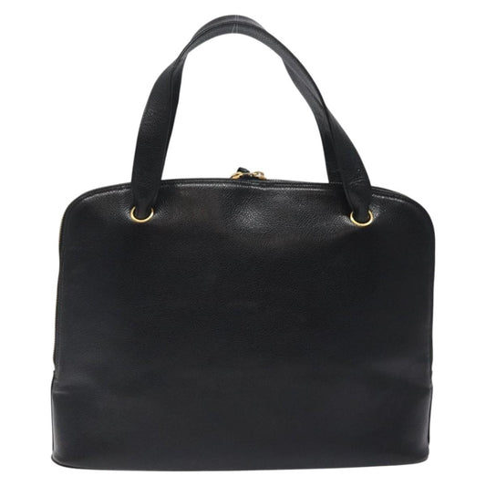 Chanel Coco Mark Black cakfskin, BLACK, CALFSKIN, Handbag