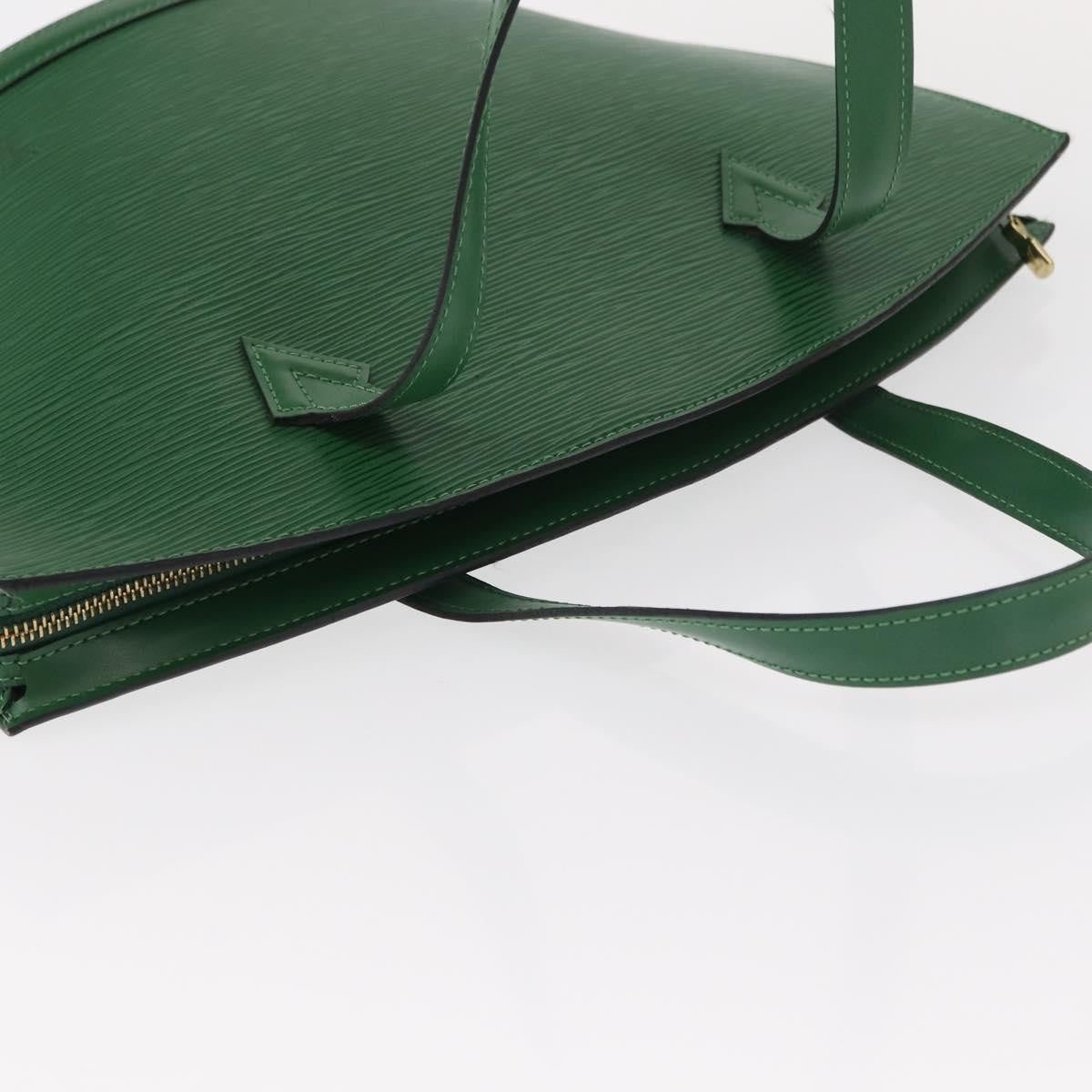 Louis Vuitton Saint Jacques Handbag Epi Leather, GREEN, EPI LEATHER, Handbag
