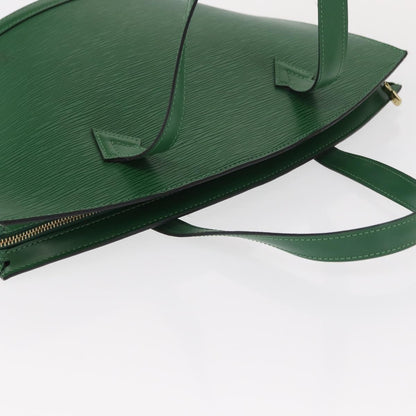 Louis Vuitton Saint Jacques Handbag Epi Leather, GREEN, EPI LEATHER, Handbag
