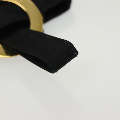 Celine Circle Logo Pouch Nylon, BLACK, NYLON, Clutche & pouche