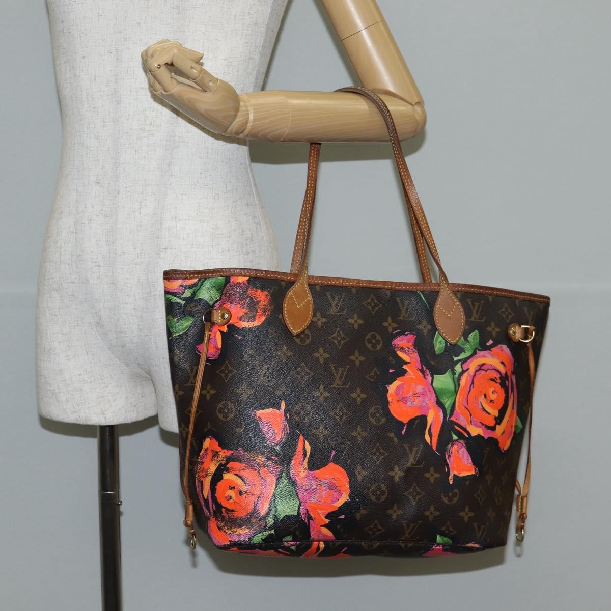 Louis Vuitton Neverfull NM Tote Limited edition printed canvas, BROWN, CANVAS, Tote bag