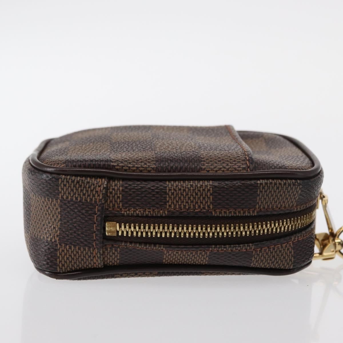 Louis Vuitton Etui Okapi Camera Case Damier, BROWN, CANVAS, Clutche & pouche