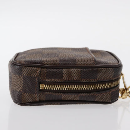 Louis Vuitton Etui Okapi Camera Case Damier, BROWN, CANVAS, Clutche & pouche