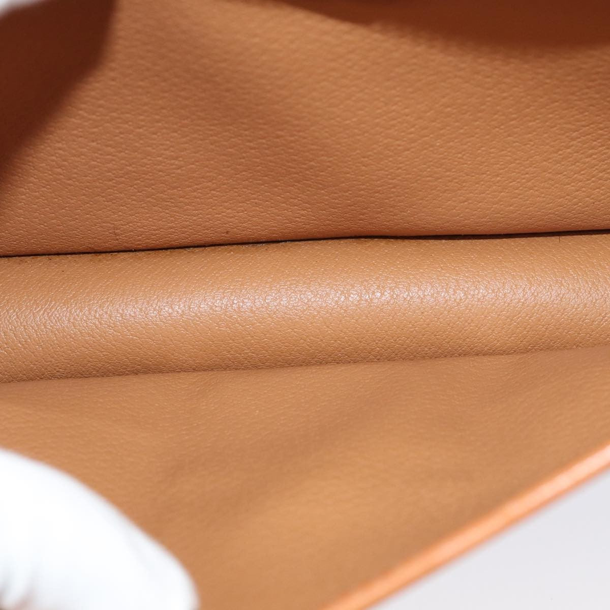 Celine Vintage Macadam Circle Logo Shoulder Bag Canvas and Leather, BROWN, CANVAS, Shoulder bag