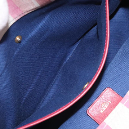 Loewe Anagram handbag Canvas, PINK, CANVAS, Handbag