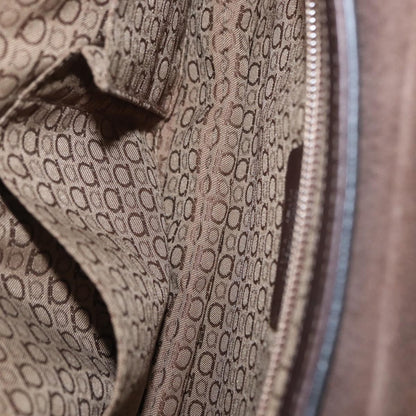 Salvatore Ferragamo Gancini Shoulder Bag Leather, BROWN, LEATHER, Shoulder bag