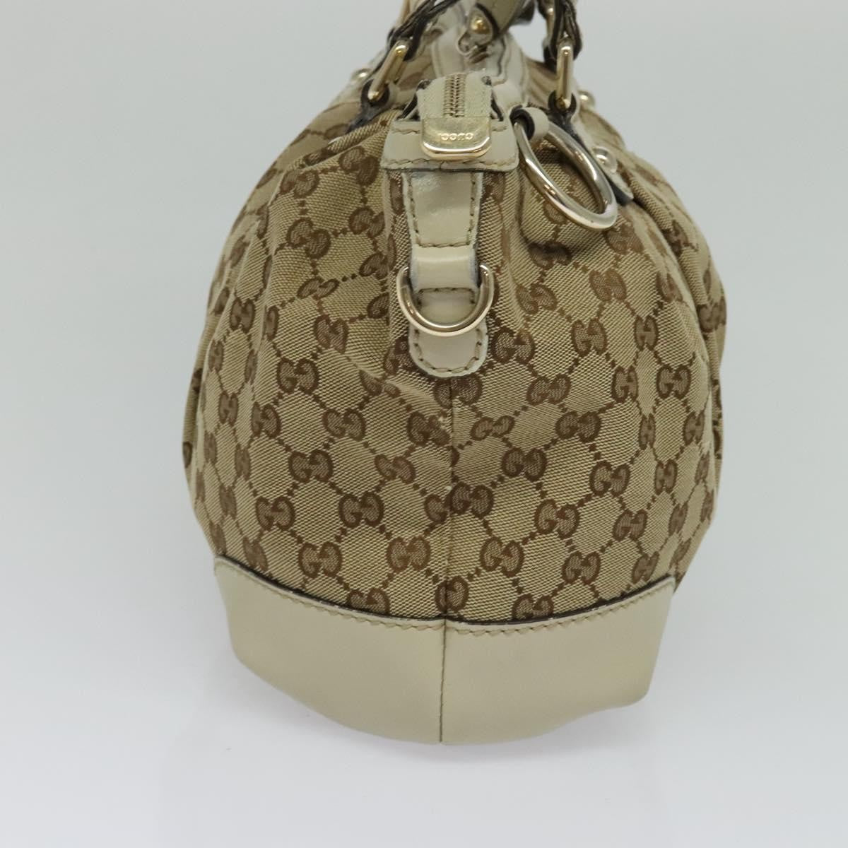 Gucci Sukey Top Handle Satchel GG Canvas with Leather, BEIGE, CANVAS, Tote bag