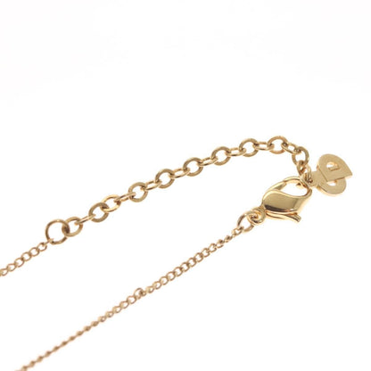 Christian Dior Logo Heart Pendant Necklace Metal, GOLD, METAL, Necklace