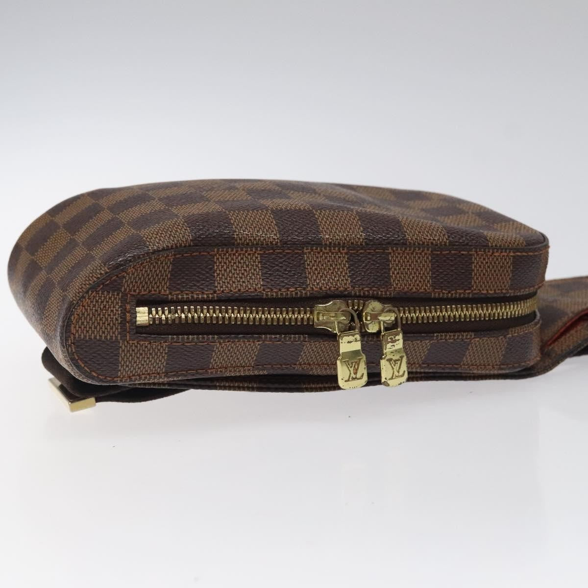 Louis Vuitton Geronimos Waist Bag Damier, BROWN, CANVAS, Clutche & pouche