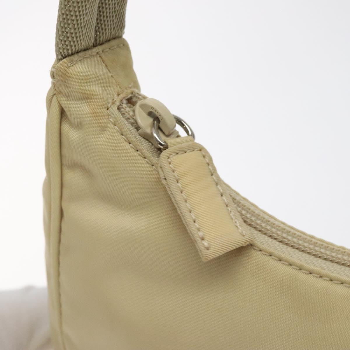 Prada Hobo Tessuto, BEIGE, NYLON, Handbag