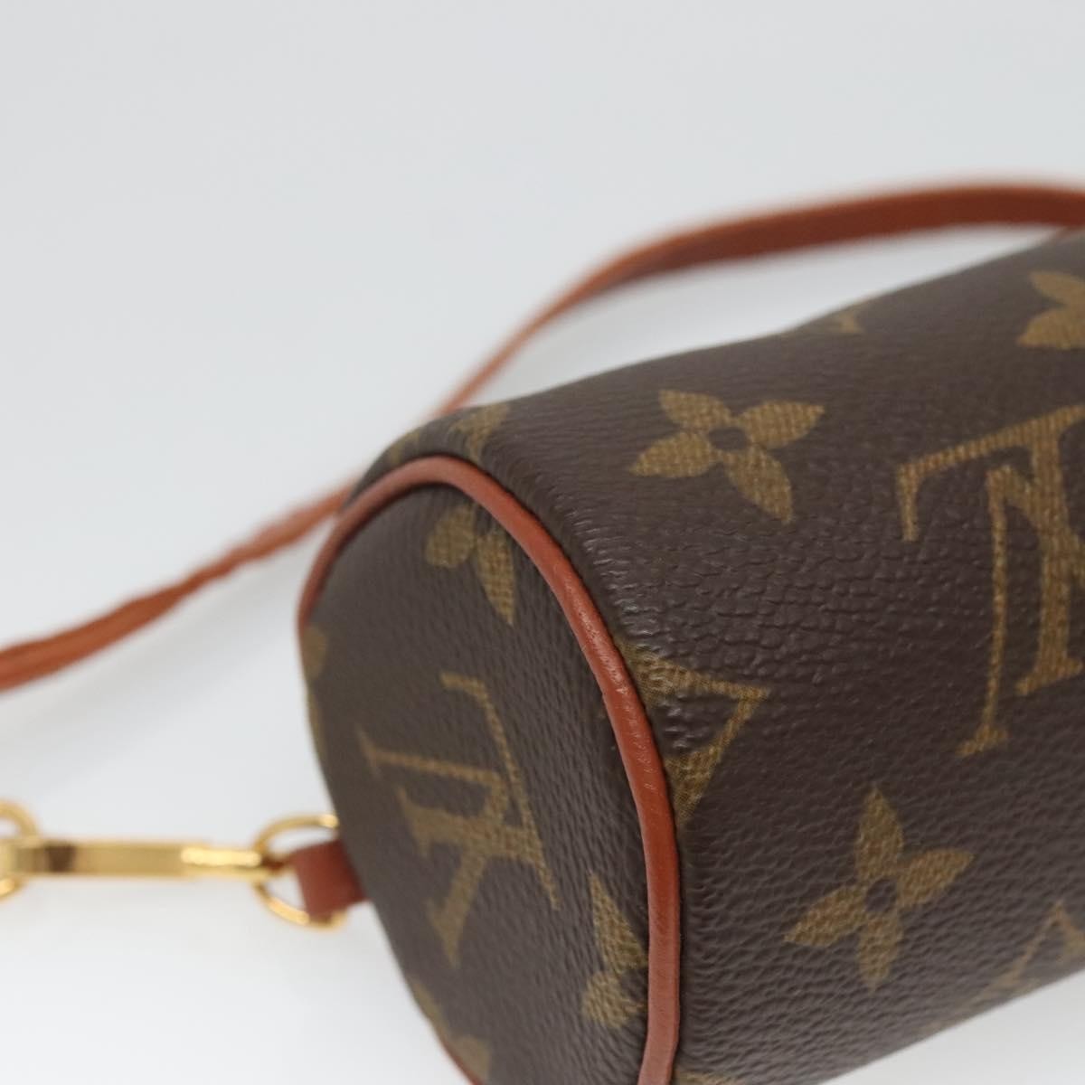 Louis Vuitton Papillon Pochette Monogram Canvas, BROWN, CANVAS, Handbag