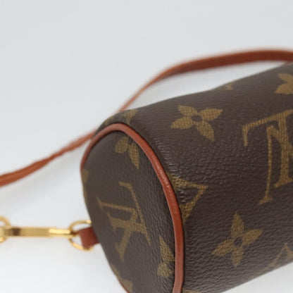 Louis Vuitton Papillon Pochette Monogram Canvas, BROWN, CANVAS, Handbag