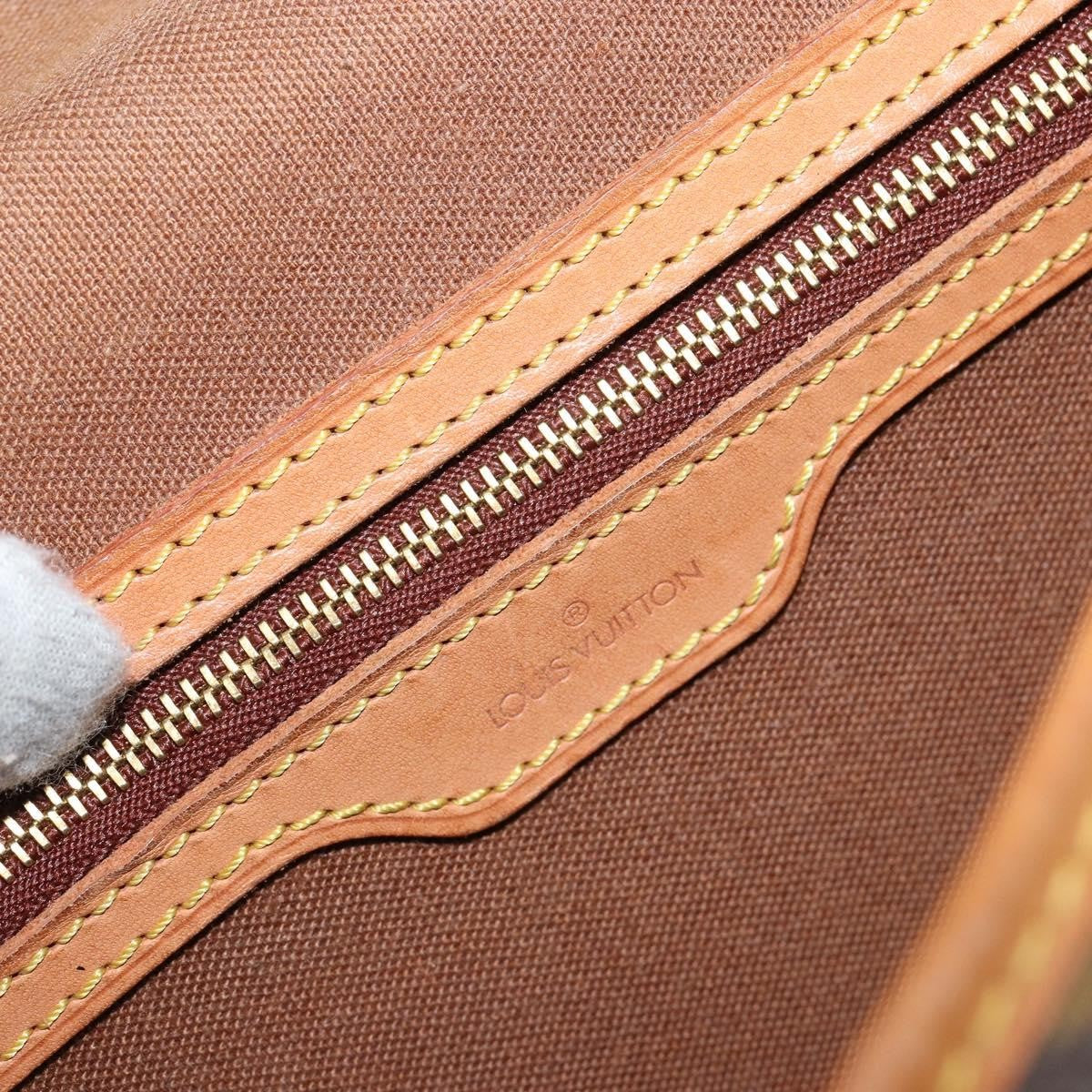 Louis Vuitton Sac Gibeciere Messenger Bag Monogram Canvas, BROWN, CANVAS, Shoulder bag