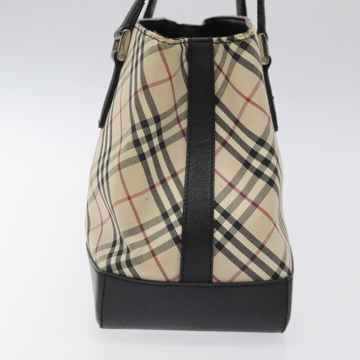 Burberry Nova Check Handbag Nova Check Canvas and leather, BEIGE, CANVAS, Handbag