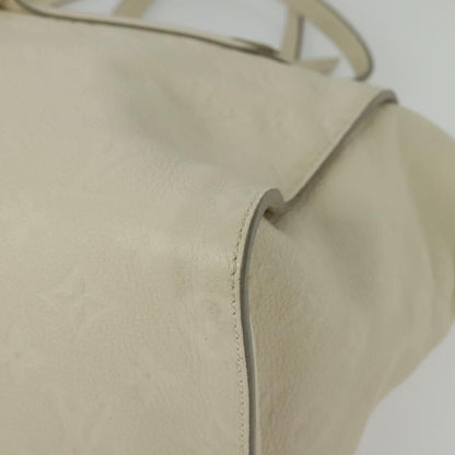 Louis Vuitton Lumineuse Handbag Monogram Empreinte Leather, WHITE, LEATHER, Handbag