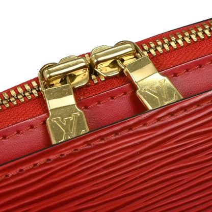 Louis Vuitton Pont Neuf Handbag Epi Leather, RED, LEATHER, Handbag