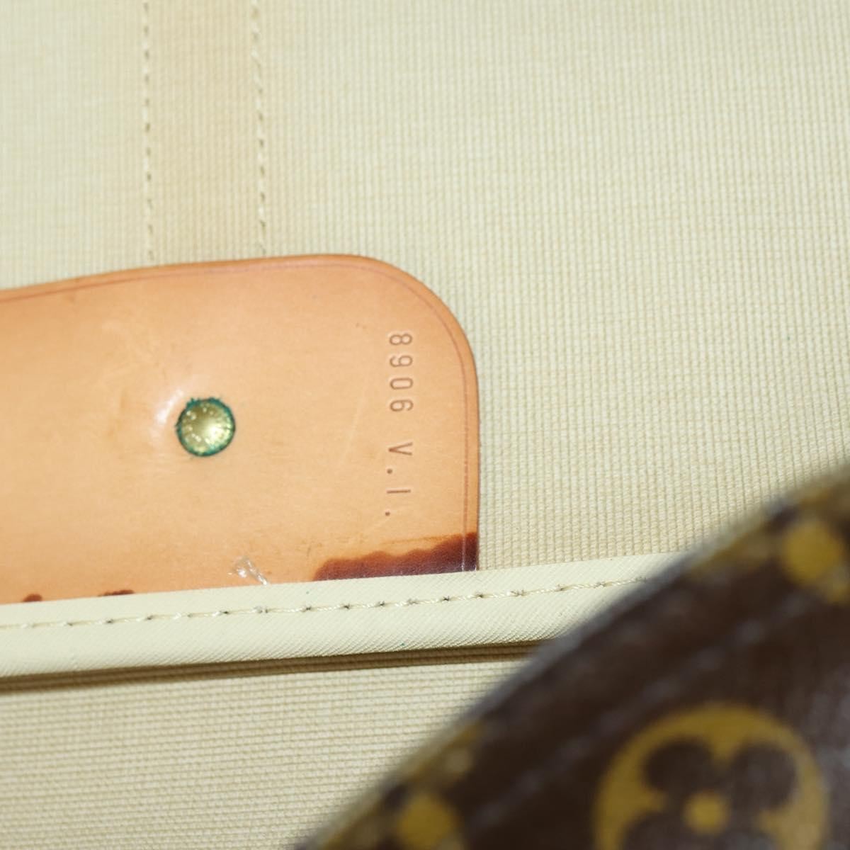 Louis Vuitton Sirius Handbag Monogram Canvas, BROWN, CANVAS, Travel bag