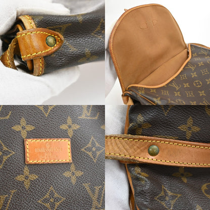 Louis Vuitton Saumur Handbag Monogram Canvas, Brown, Canvas, Shoulder Bag