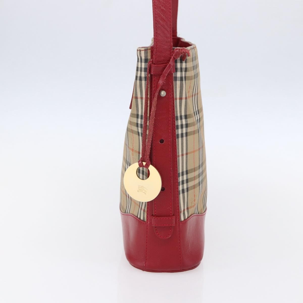 Burberry Nova check Shoulder bag Canvas, BEIGE, CANVAS, Shoulder bag