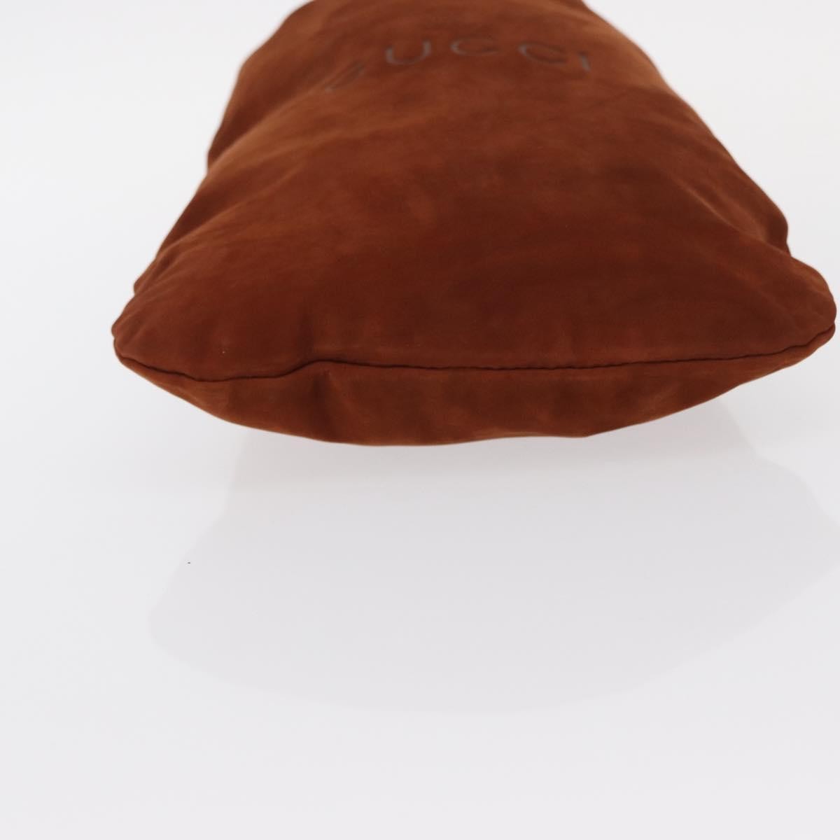 Gucci Pochette Suede, BROWN, SUEDE, Clutche & pouche