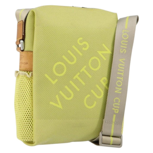 Louis Vuitton Cup Weathery Bag Damier Geant Canvas, YELLOW, CANVAS, Shoulder bag