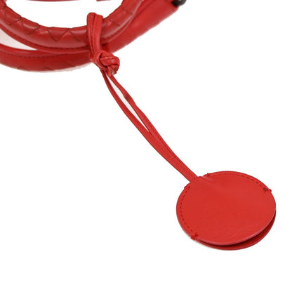 Bottega Veneta Roma Bag Intrecciato Nappa, RED, LEATHER, Handbag