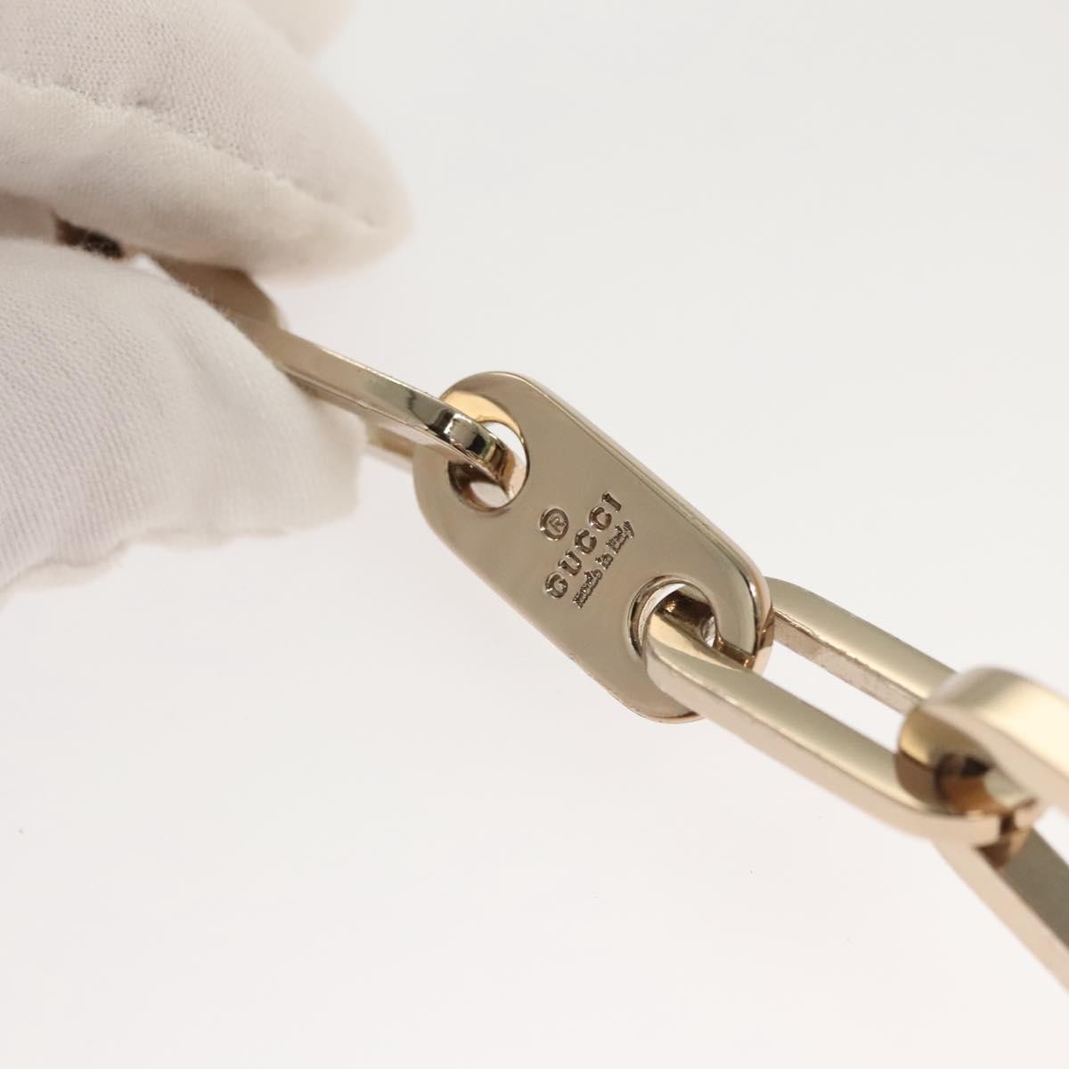 Gucci Chain Flap Shoulder Bag Satin, BEIGE, GOLD, Shoulder bag