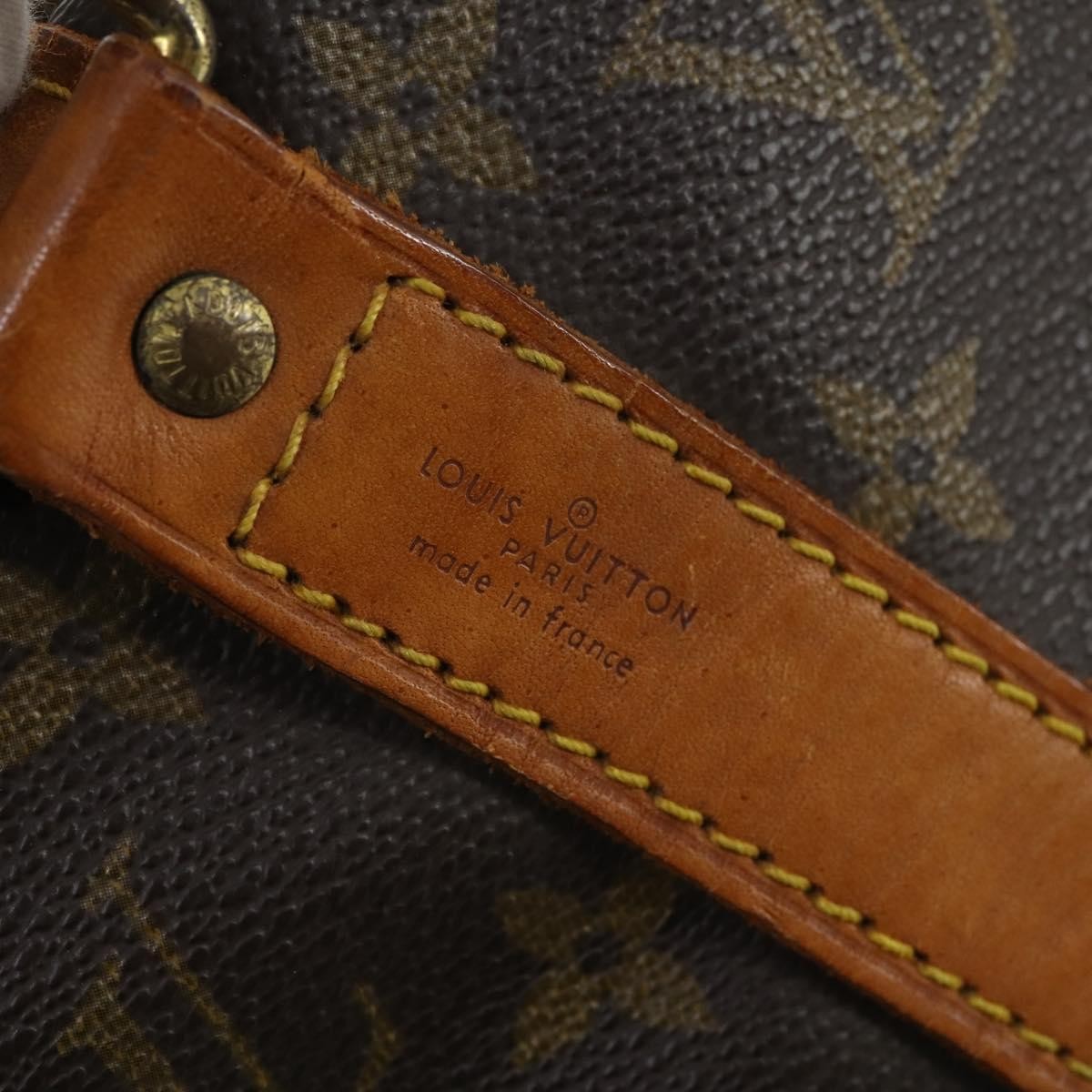 Louis Vuitton Keepall Bag Monogram Canvas, BROWN, CANVAS, Travel bag