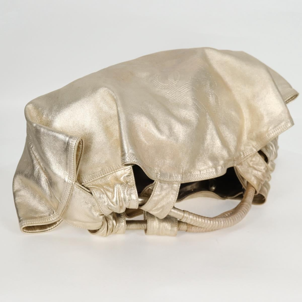 Loewe Anagram Logo Nappa Aire Hand Bag Leather, GOLD, LEATHER, Handbag