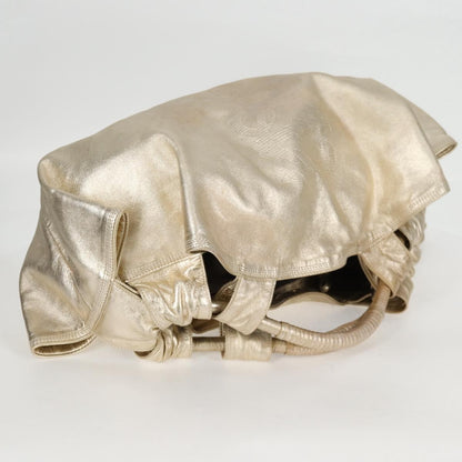 Loewe Anagram Logo Nappa Aire Hand Bag Leather, GOLD, LEATHER, Handbag