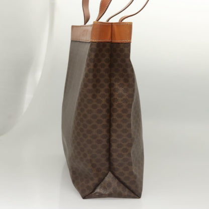 Celine Vintage Macadam Tote bag Canvas, BROWN, CANVAS, Tote bag