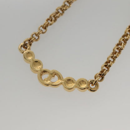 Christian Dior CD Pendant Necklace Gold-plated, GOLD, METAL, Necklace