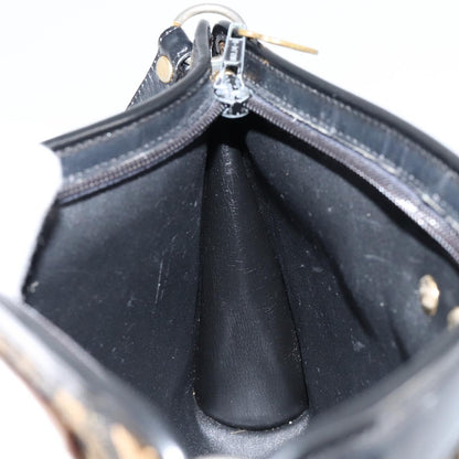 Christian Dior Vintage Trotter Shoulder Bag Canvas, NAVY, CANVAS, Shoulder bag