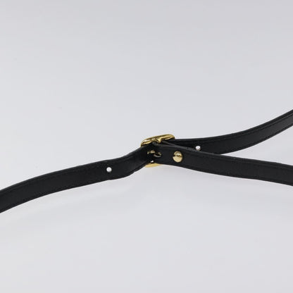 Saint Laurent Vintage Shoulder Bag Leather, BLACK, LEATHER, Shoulder bag