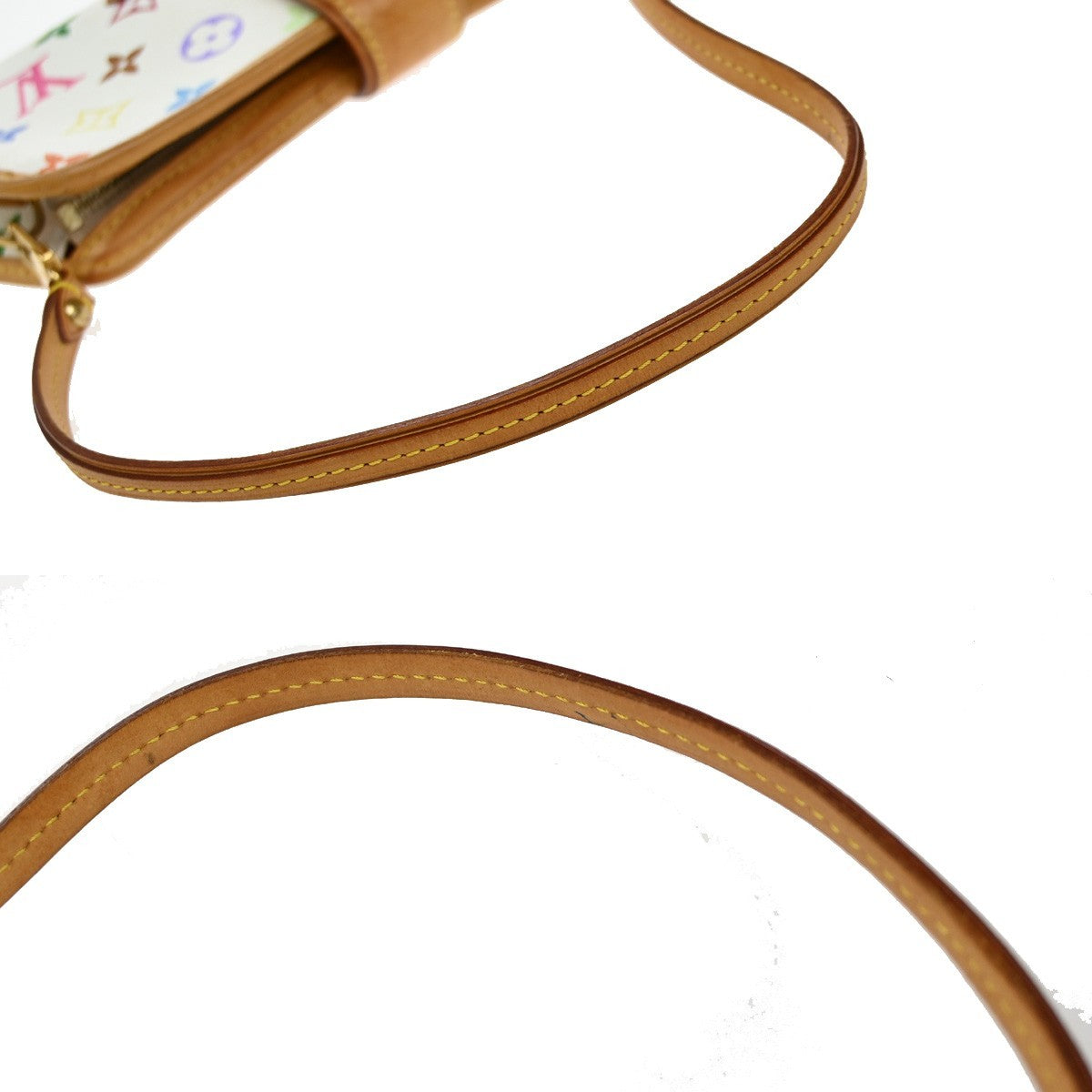 Louis Vuitton Shirley Handbag Monogram Multicolor, WHITE, CANVAS, Handbag