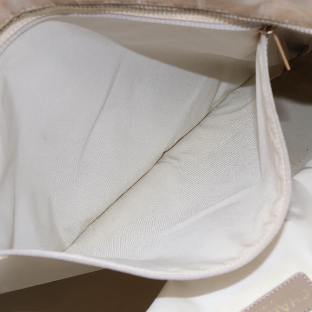 Chanel Travel Line Tote Nylon, BEIGE, NYLON, Tote bag