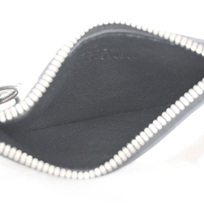 Gucci Bee Card Holder Printed GG Coated Canvas, BROWN, LEATHER, Wallets