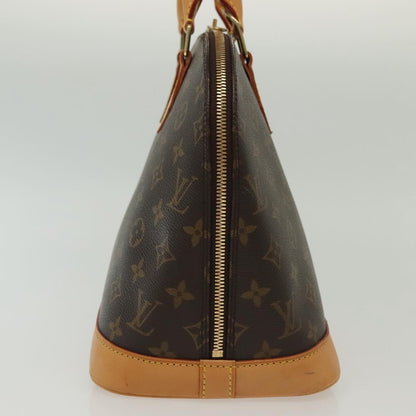 Louis Vuitton Alma Handbag Monogram Canvas, BROWN, CANVAS, Handbag